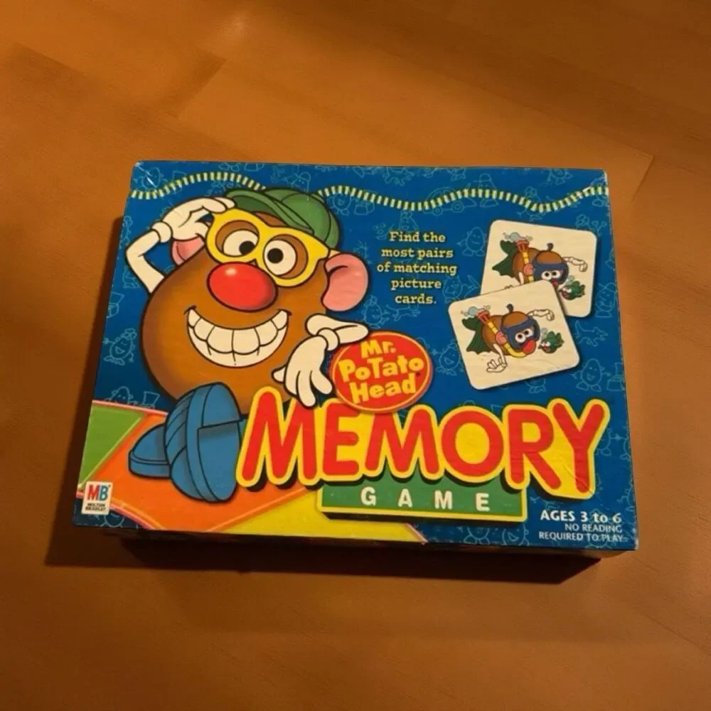 2005 Mr Potato Head Matching Memory Game Hasbro COMPLETE